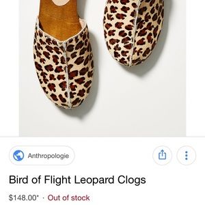 Leopard clogs by Bird of Flight!